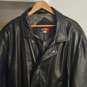 Men's Black Leather Jacket